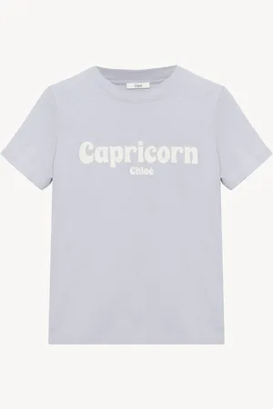 Chloé T-shirt Capricorno baby fit in jersey di cotone Taglia XL 100% Cotone