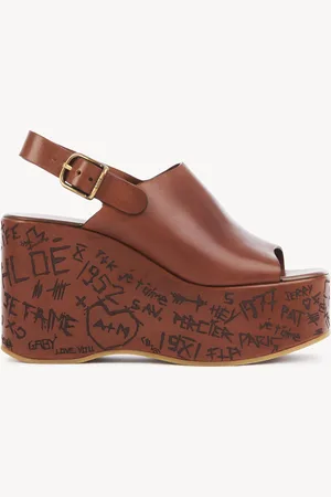 Chloé Sandali con zeppa Maxime Taglia 41 100% Pelle di vitello