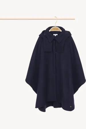 Chloé Cappotto con cappuccio Taglia 5 100% Lana