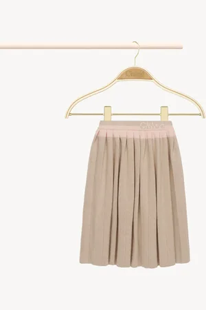 Chloé Gonna plissettata Taglia 4 100% Cotone
