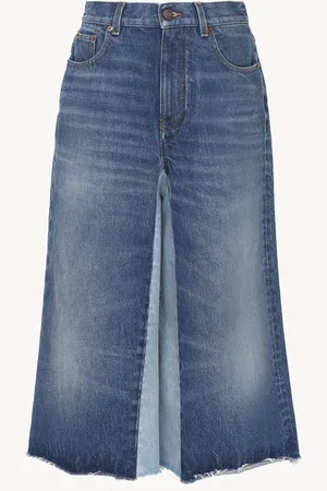 Chloé Shorts bermuda in denim patchwork Taglia 40 100% Cotone
