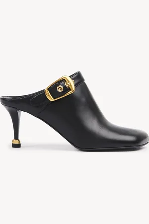 Chloé Sabot Andrea Nero Taglia 37 100% Pelle di vitello