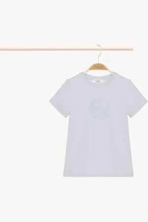 Chloé T-shirt con logo Taglia 6 100% Cotone