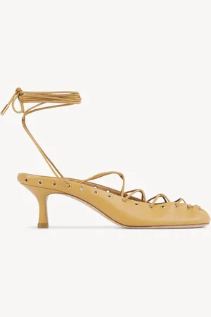 Chloé Décolleté Chloé Ghillies Oro Taglia 36 100% Pelle di agnello