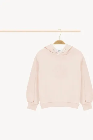 Chloé Felpa con cappuccio e logo Taglia 14 100% Cotone