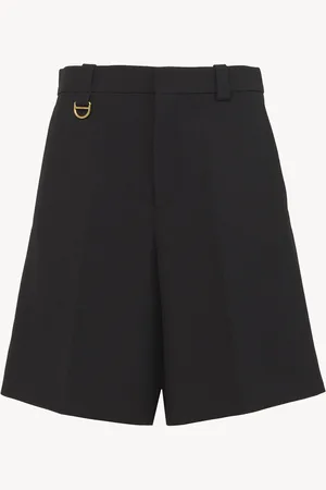 Chloé Shorts sartoriali in crêpe di lana Taglia 42 100% Lana
