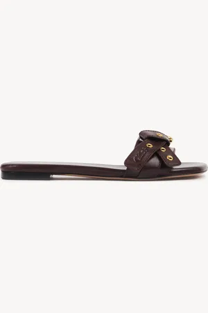 Chloé Sabot piatti Mae Taglia 39 100% Pelle di vitello