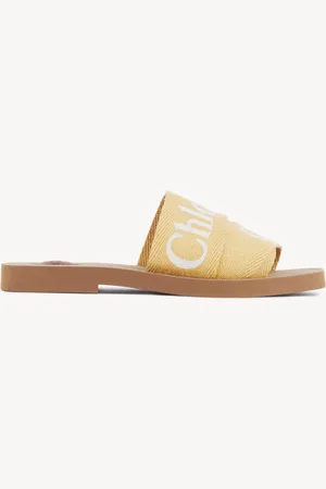 Chloé Sabot Woody Taglia 39 90% Lino, 10% Poliestere
