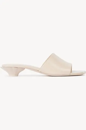 Chloé Sabot Flower Rosa Taglia 39 100% Pelle di vitello