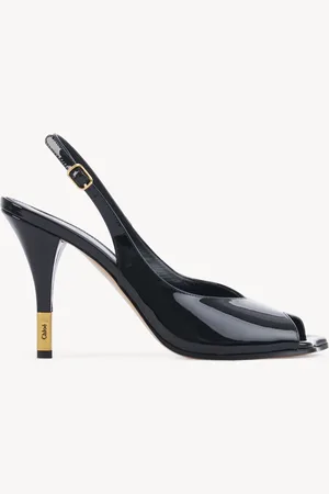 Chloé Sandali con tacco Flower Taglia 36 100% Pelle di vitello