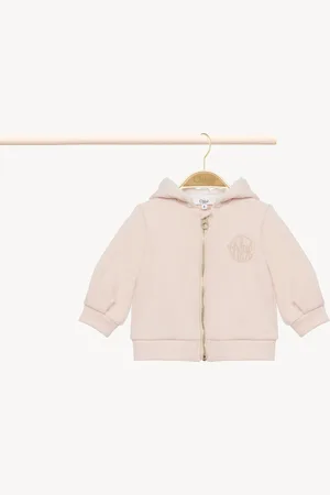 Chloé Felpa con cappuccio e zip Rosa Taglia 2 100% Cotone