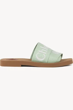 Chloé Sabot Woody Taglia 40 90% Lino, 10% Poliestere