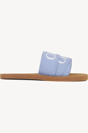Chloé Sabot Woody Taglia 27 90% Lino, 10% Poliestere