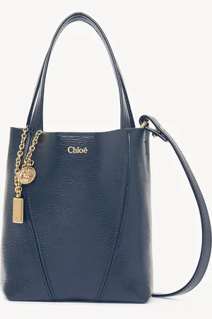 Chloé Tote bag piccola Chloé Spin in pelle granata Taglia OneSize 100% Pelle di bovino