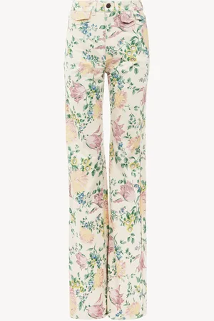 Chloé Jeans flare a vita alta in denim Taglia 42 100% Cotone