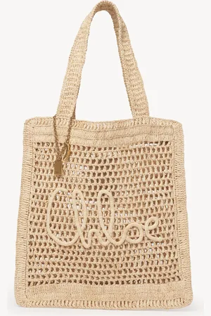 Chloé Tote bag Summer Banana in rafia Taglia OneSize 100% Rafia