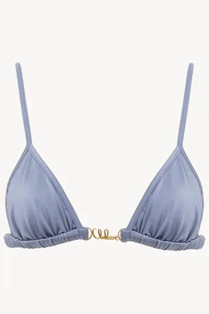 Chloé Top bikini Chloé Blu Taglia 40 100% Poliammide