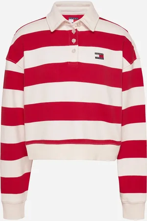 Tommy Hilfiger Boxy Stripe W - Polo - Donna
