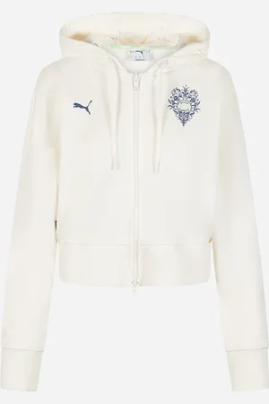 PUMA Crop Printed W - Felpa - Donna