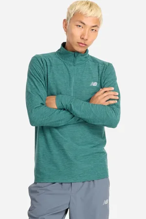 New Balance Space Dye 1/4 Zip M - Maglia Running - Uomo