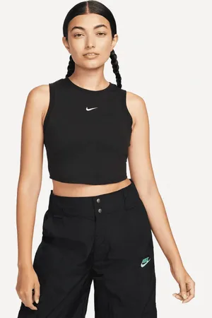 Nike Cost Crop Small Logo Essentials W - Canotta - Donna