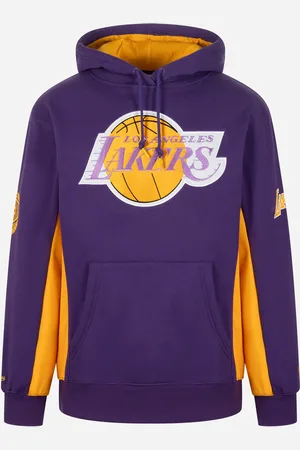 Mitchell & Ness Team Origins Fleece Vintage Logo Lakers M - Abbigliamento Basket - Uomo