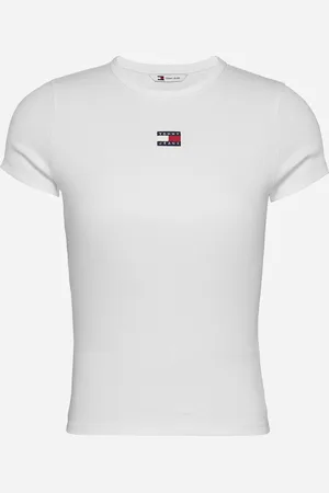 Tommy Hilfiger Rib Badge W - T-shirt - Donna
