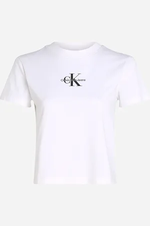 Calvin Klein Slim Monogram W - T-shirt - Donna