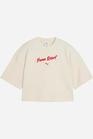 PUMA Crop Premium W - T-shirt - Donna