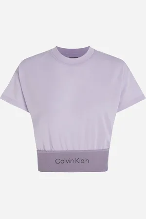 Calvin Klein Logo Rise W - T-shirt - Donna