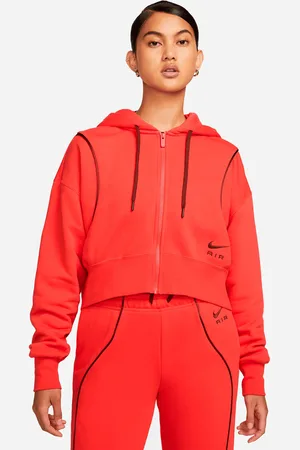 Nike Crop Air Piping W - Felpa - Donna