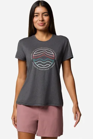 Columbia Sloan Ridge Graphic W - T-shirt - Donna