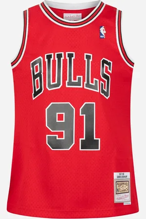 Mitchell & Ness Road Jersey Bulls 1997 Dennis Rodman M - Canotta Basket - Uomo