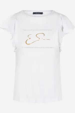 YES ZEE BY ESSENZA Rouches Logo W - T-shirt - Donna