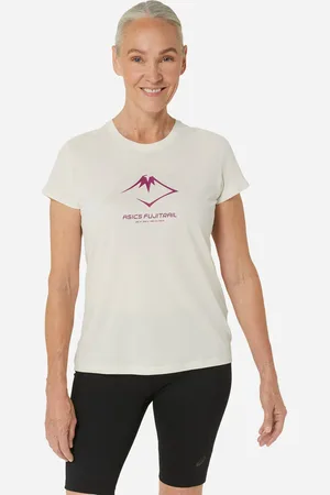 Asics Fujitrail Logo W - T-shirt Running - Donna