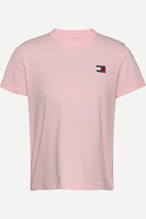 Tommy Hilfiger Logo Badge W - T-shirt - Donna