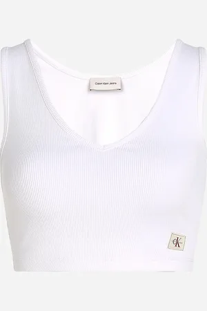 Calvin Klein Label Rib W - Canotta - Donna