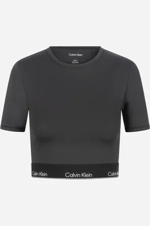 Calvin Klein Elastic Logato W - T-shirt - Donna
