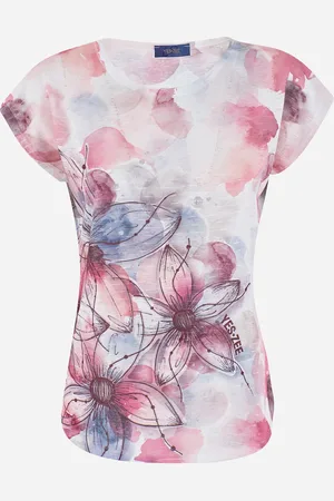 YES ZEE BY ESSENZA Sublimatic Flower W - T-shirt - Donna