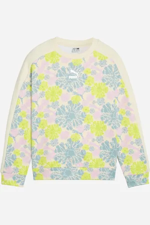 PUMA T7 Girl Flower Jr - Felpa