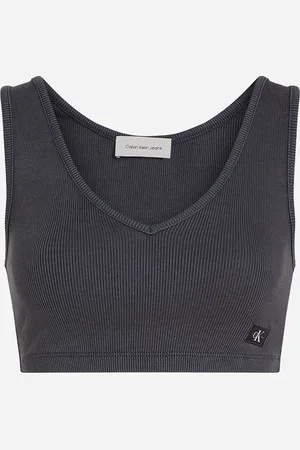 Calvin Klein Label Rib W - Canotta - Donna