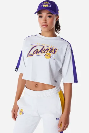 New Era Crop Lakers W - T-shirt - Donna