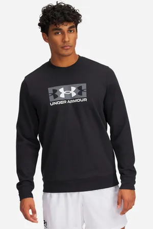 Under Armour Rival Terry Crew Big Logo M - Felpa - Uomo
