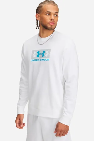 Under Armour Rival Terry Crew Big Logo M - Felpa - Uomo