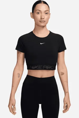 Nike Crop Pro W - T-shirt Training - Donna