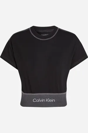 Calvin Klein Logo Rise W - T-shirt - Donna