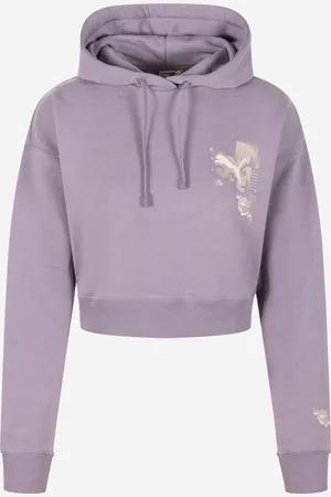PUMA Crop Brand Love W - Felpa - Donna