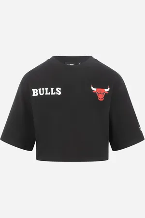 New Era Crop Big Logo Retro Chicago Bulls W - T-shirt - Donna
