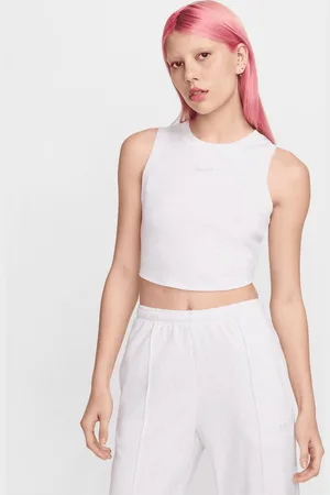 Nike Cost Crop Small Logo Essentials W - Canotta - Donna