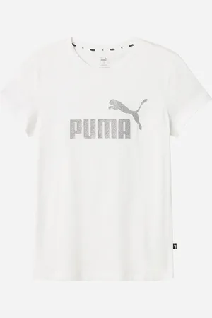 PUMA Essential+ Glitter Logo W - T-shirt - Donna